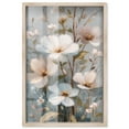 thumbnail image 1 of Vintage White Meadow Shadowbox Print Vintage Floral Art by Art Remedy, Blonde Frame, 30 x 45, 1 of 7