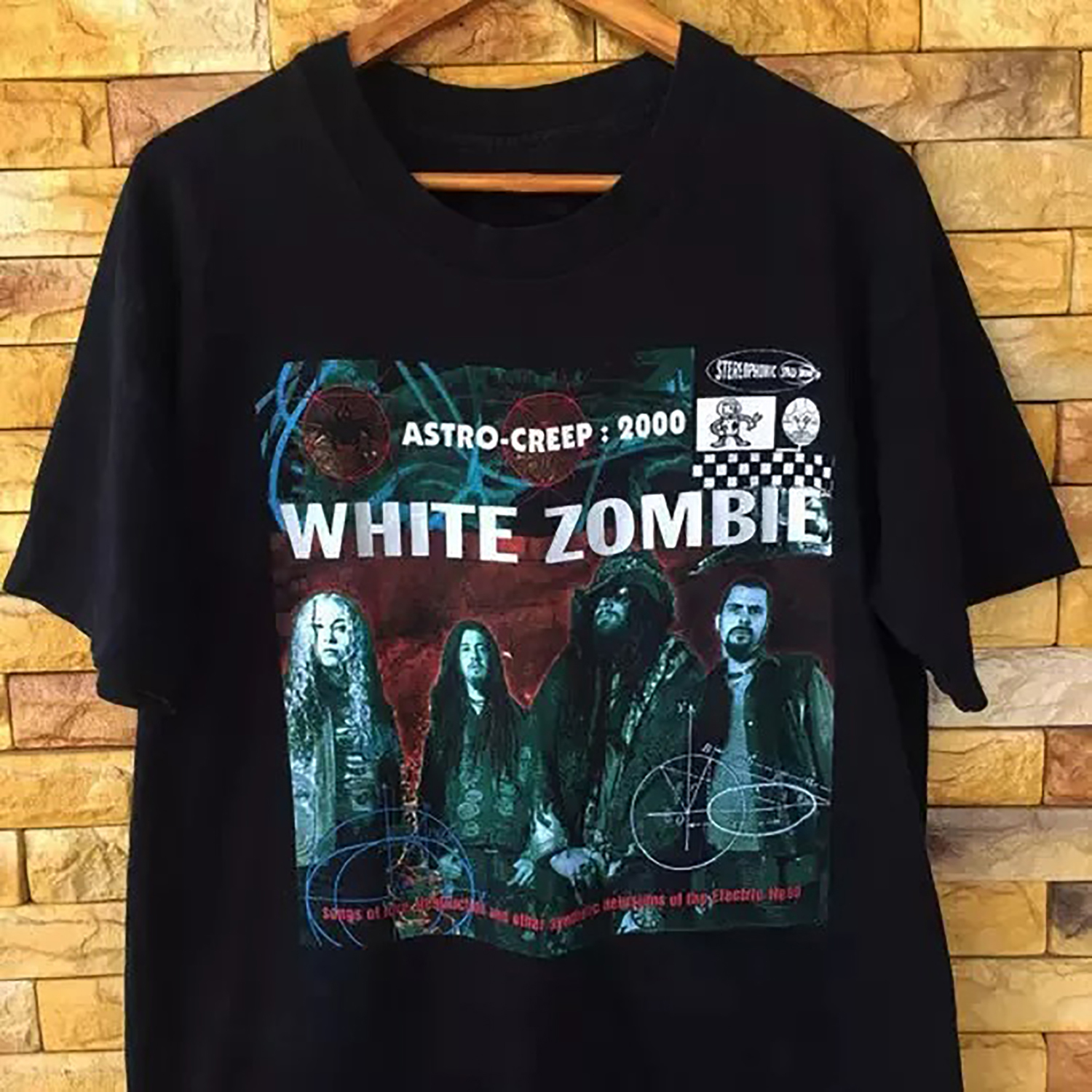 Vintage White Zombie AstroCreep 2000 Tour TShirt