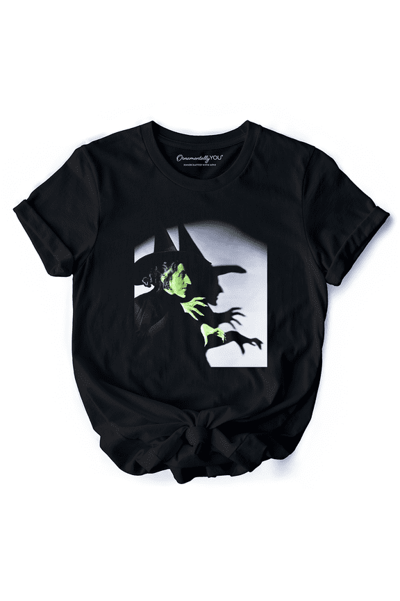 Vintage Wicked Witch of the West Graphic T-Shirt, Wizard of Oz Halloween Tee