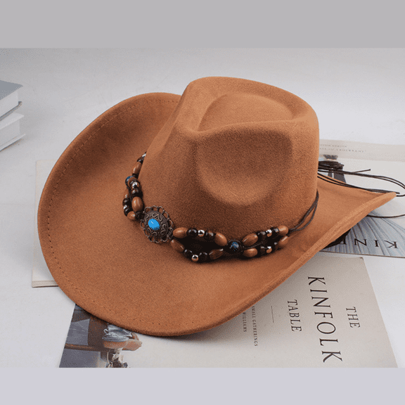 Vintage Wide BrimWestern Cowboy Hats for Men Women Gentleman Cowgirl Jazz Hat Cap Holidays Party Cosplay Hat