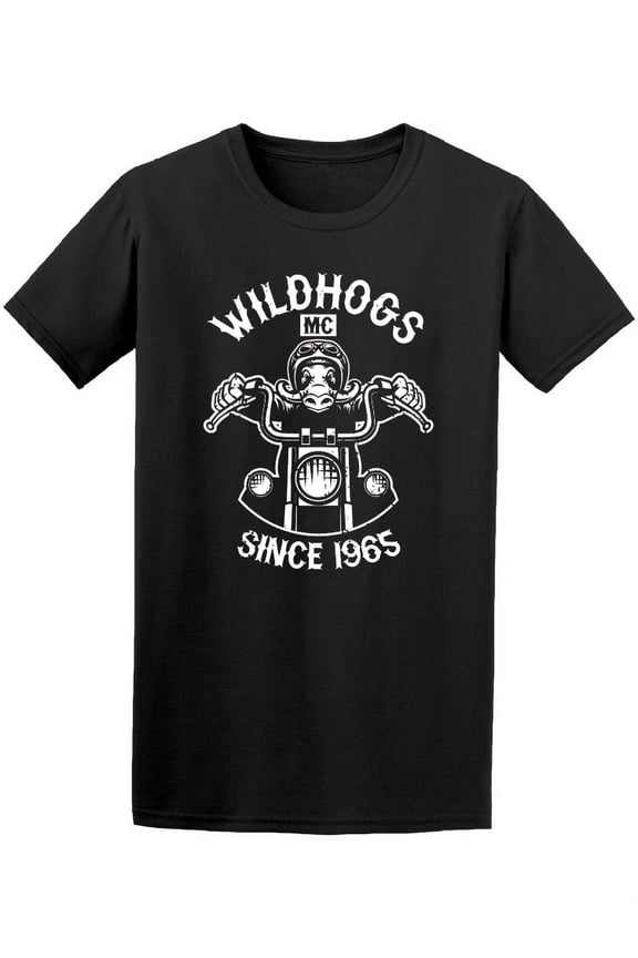 Vintage Wild Hog Motorcycle Club T-Shirt Men -Image by Shutterstock, Male x-Large