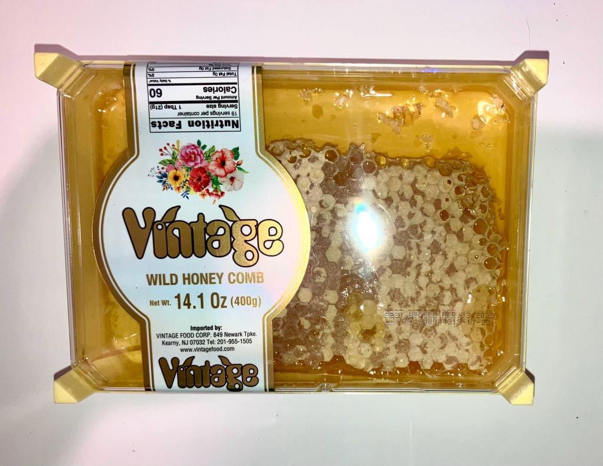 Vintage Wild Honey Comb 14.1oz (400g)