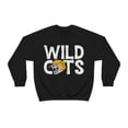 thumbnail image 1 of Vintage Wildcats Mascot Sweatshirt Wild Cat Fan Long Sleeve Shirt Black Large, 1 of 10