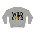 thumbnail image 1 of Vintage Wildcats Mascot Sweatshirt Wild Cat Fan Long Sleeve Shirt Grey Large, 1 of 10
