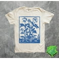 thumbnail image 1 of Vintage Wildflowers Graphic Shirt, 90s Retro Flowers Tee, Pressed Flowers, Gift For Her, Flower Girl, Screenprint Art Tshirt, 1 of 5