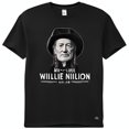 Vintage Willie Graphic TShirt Iconic Black Design with 'WILLIE Nation