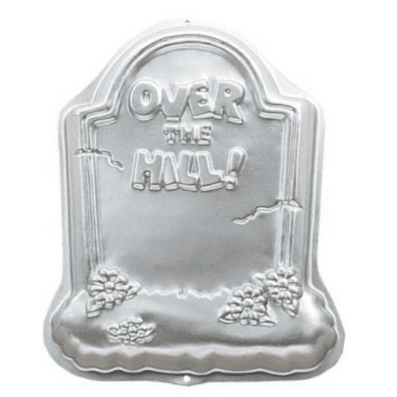 Vintage Wilton Over The Hill Tombstone Cake Pan 2105-1297 - 1995 Grave Mold