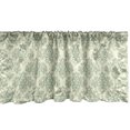 thumbnail image 1 of Ambesonne Vintage Valance Pack of 2, Victorian and Ornamental, 54"X18", Cream and Laurel Green, 1 of 4