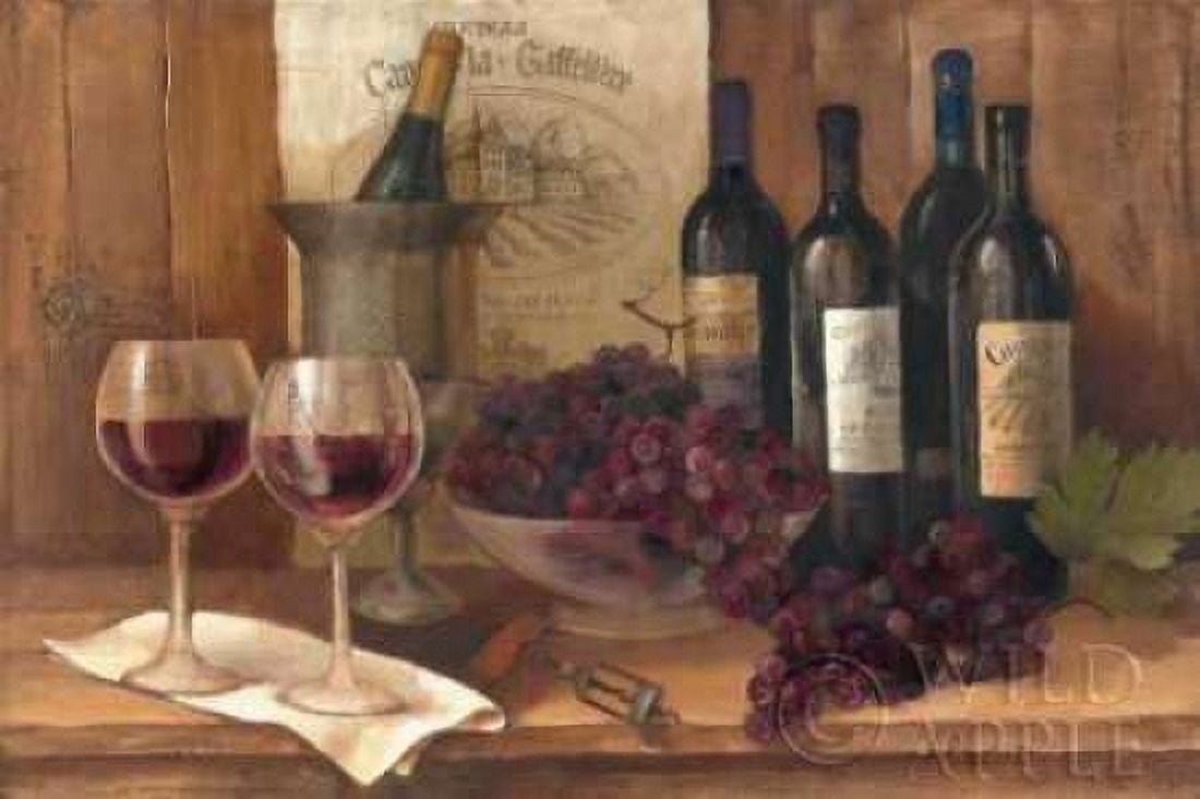 Vintage Wine Canvas Art - Albena Hristova (12 x 18)