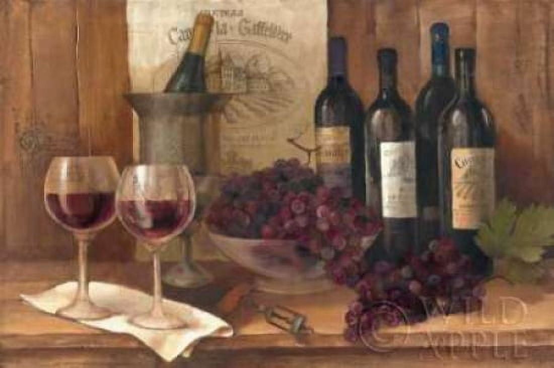 Vintage Wine Canvas Art - Albena Hristova (24 x 36)
