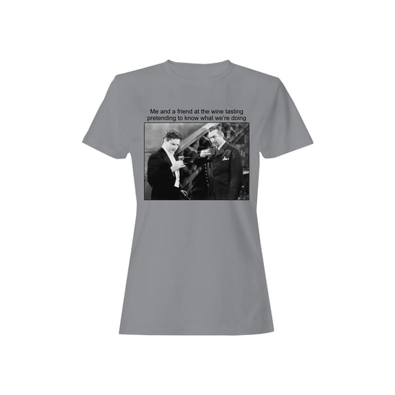 Vintage Wine Tasting Humor Women's T-shirt