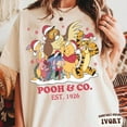 thumbnail image 1 of Vintage Winnie The Pooh Christmas Comfort Colors Shirt, Pooh & Co Est 1926 Disney Holiday Tee, Pooh And Friends Santa Claus Shirt, Disneyland Xmas Trip, 1 of 5