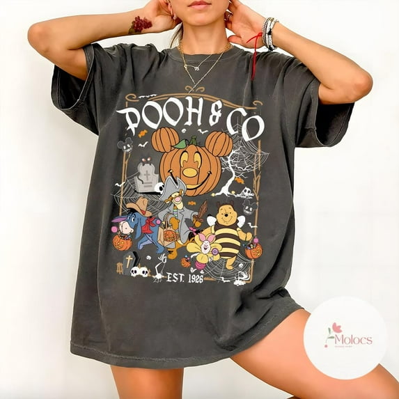 Vintage Winnie The Pooh Halloween Shirt, Pooh & Co Est 1926 Shirt, Pooh and Friends Halloween Shirt, Pooh Pumkin Shirt