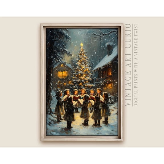 Vintage Winter Book Print, Rustic Pinecone Wall Art Home Decor #4479, 12x18 UNFRAMED