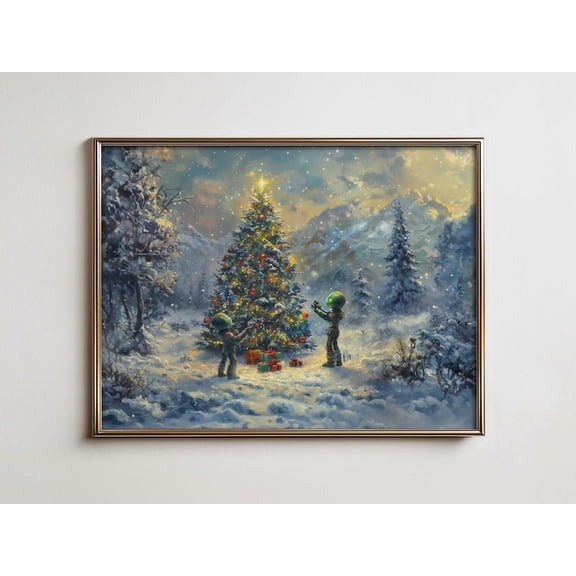 Vintage Winter Candle Print, Rustic Wall Art Home Decor #4392, 8x12 UNFRAMED