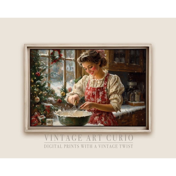 Vintage Winter Pinecone Print, Rustic Wall Art Home Decor #4418, 12x18 UNFRAMED