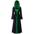 thumbnail image 1 of Vintage Witch Dress for Women Embroidered Renaissance Dresses Gothic Hooded Vampire Gown Dress Plus Size Long Peasant Dress, 1 of 6