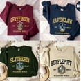 thumbnail image 1 of Vintage Wizard House Sweatshirt, Hogwarts House Sweatshirt, Magic School Sweatshirt - Sizes S-5XL ,Art Print JSC, 1 of 4