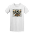 thumbnail image 1 of Vintage Wolf Motorcycle Label T-Shirt Men -Image by Shutterstock, Male Medium, 1 of 2