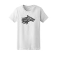 thumbnail image 1 of Vintage Wolf Paisley Sketch Tee Women's -Image by Shutterstock, 1 of 2