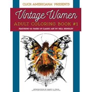 CLICK AMERICANA Vintage Women: Adult Coloring Book: Classic art by Nell Brinkley, (Paperback)