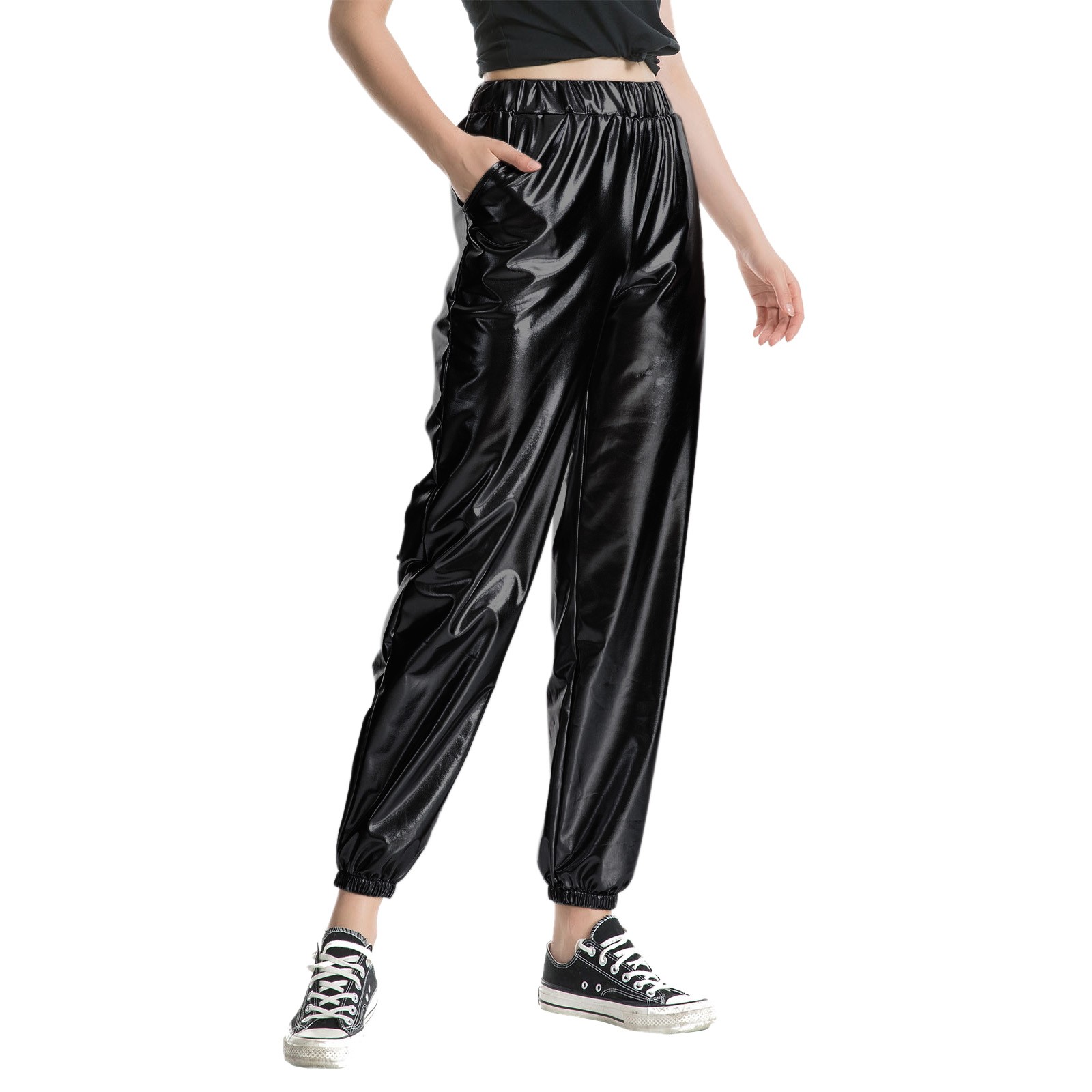 Vintage Women Pants Joggers Fashion Loose Pants Casual Street Slacks In ...