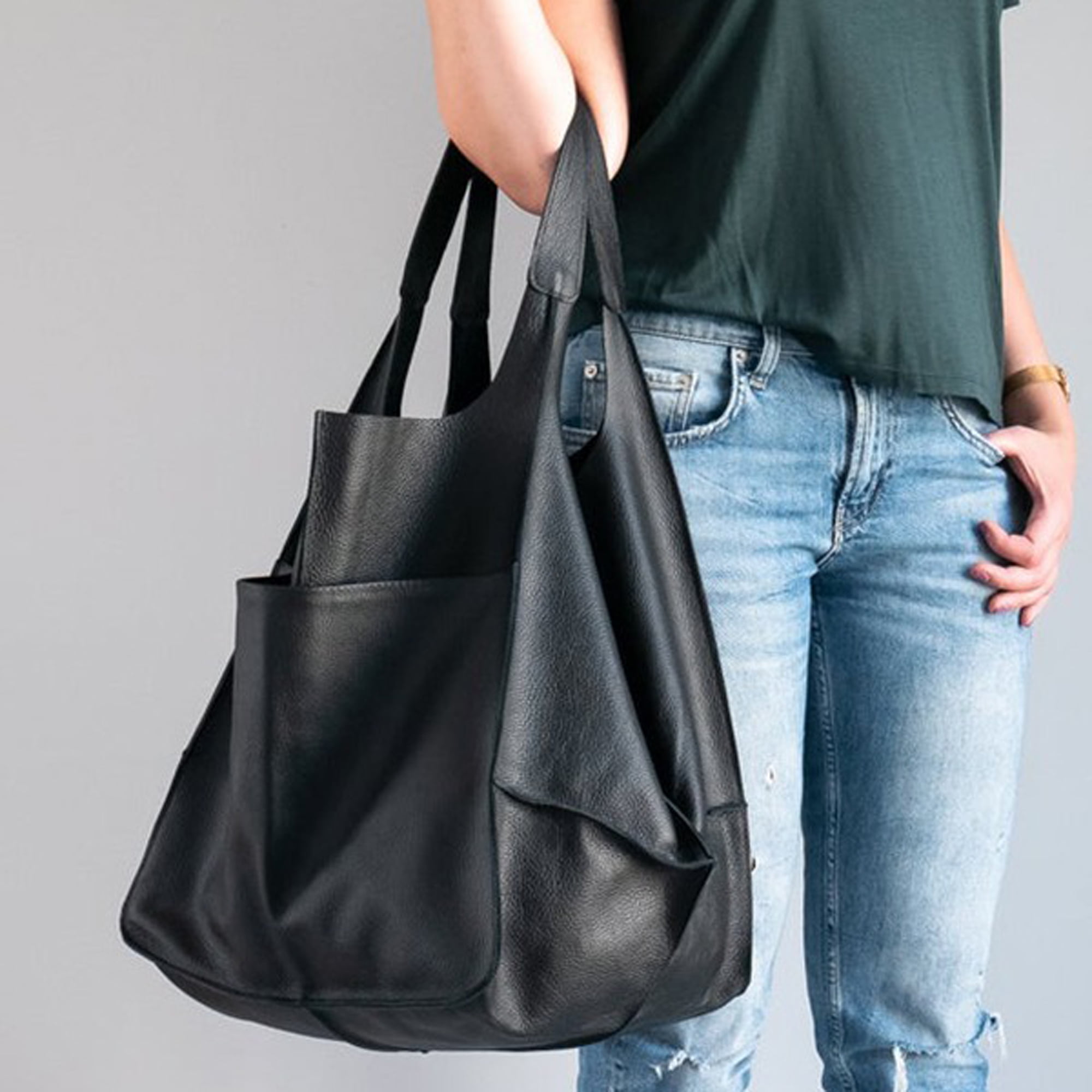 Icy Leather Quilted Oversized Shoulder Bag For Women Extra Large Shopping  Tote With Luxury Appeal And Designer Wallet From Bags308, $33.79 |  DHgate.Com