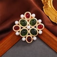 thumbnail image 1 of Vintage Women's Baroque Crystal Cross Brooch Vintage Palace Brooch -, 1 of 12