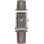 Vintage Womens Rectangle Wristwatch Classic Ladies Analog Quartz Watch Ultra-Thin Ladies Bangle Bracelet Watch Female Business Dress Watches with Leather Strap