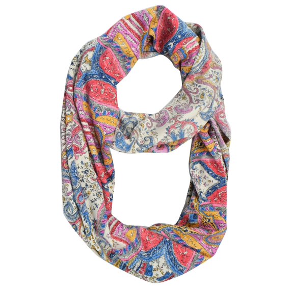 Vintage Womens Bohemian Design Infinity Loop Scarves