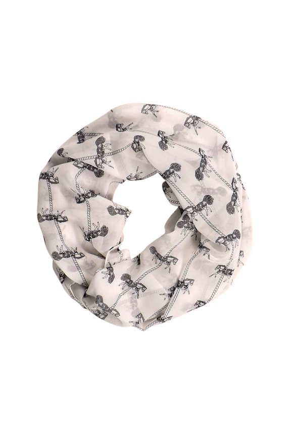 Vintage Womens Bohemian Design Infinity Loop Scarves