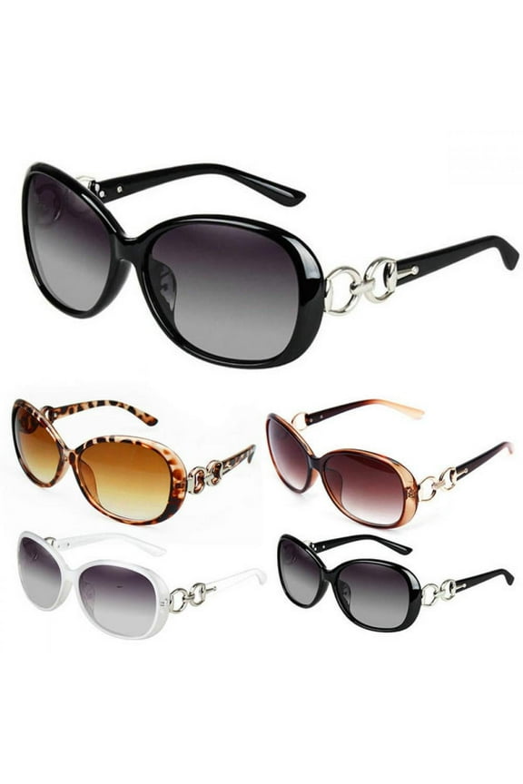 Vintage Womens Oversized Sunglasses Polarized Sunglasses UV400 Protection Sun Glasses Ladies Outdoor Shades Eyewear