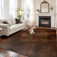 thumbnail image 1 of Vintage Wood Grain Large Area Rugs 8x10 ft Farmhouse Dark Brown Ombre Wood Texture Washable Rug Non Slip Indoor Carpet Absorbent Floor Mat for Living Room Bedroom Dining Room, 1 of 9