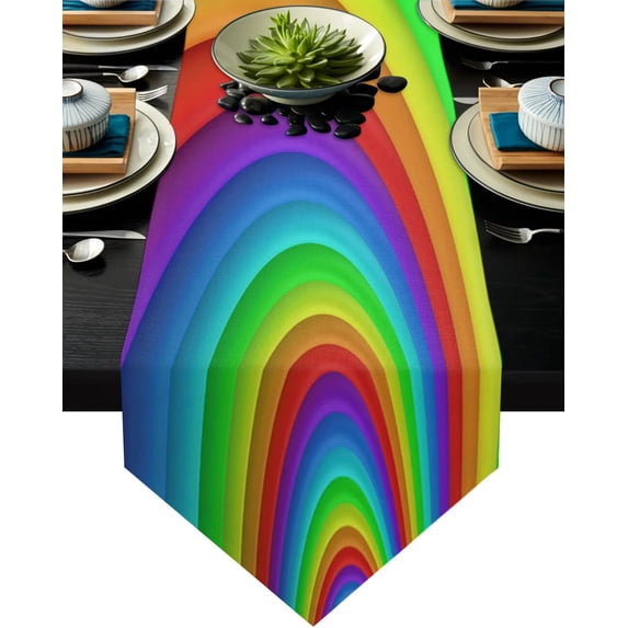 Vintage Wood Grain Table Runner Wedding Decoration Table Cover For Home Party Hotel Tablecloth Dining Table Decor