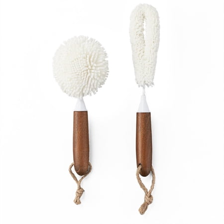 Laura Ashley Vintage Wood Kitchen Tools - 2-Pc. Glass Cleaning Set