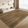 thumbnail image 1 of Vintage Wood Panel Art Rug 5x8ft Area Rugs Distressed Wood Color Rugs Ultra Soft Washable Carpet with Non Slip Backing for Living Room Bedroom Gameroom Study Office Home Decor Mat, 1 of 6