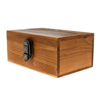 4 PCS Wood Nautical Box Wooden Treasure Chest , Intricate & Meticulous  Detailing Art Handcrafted Treasure Chest Trinket Accessory Storage Tabletop