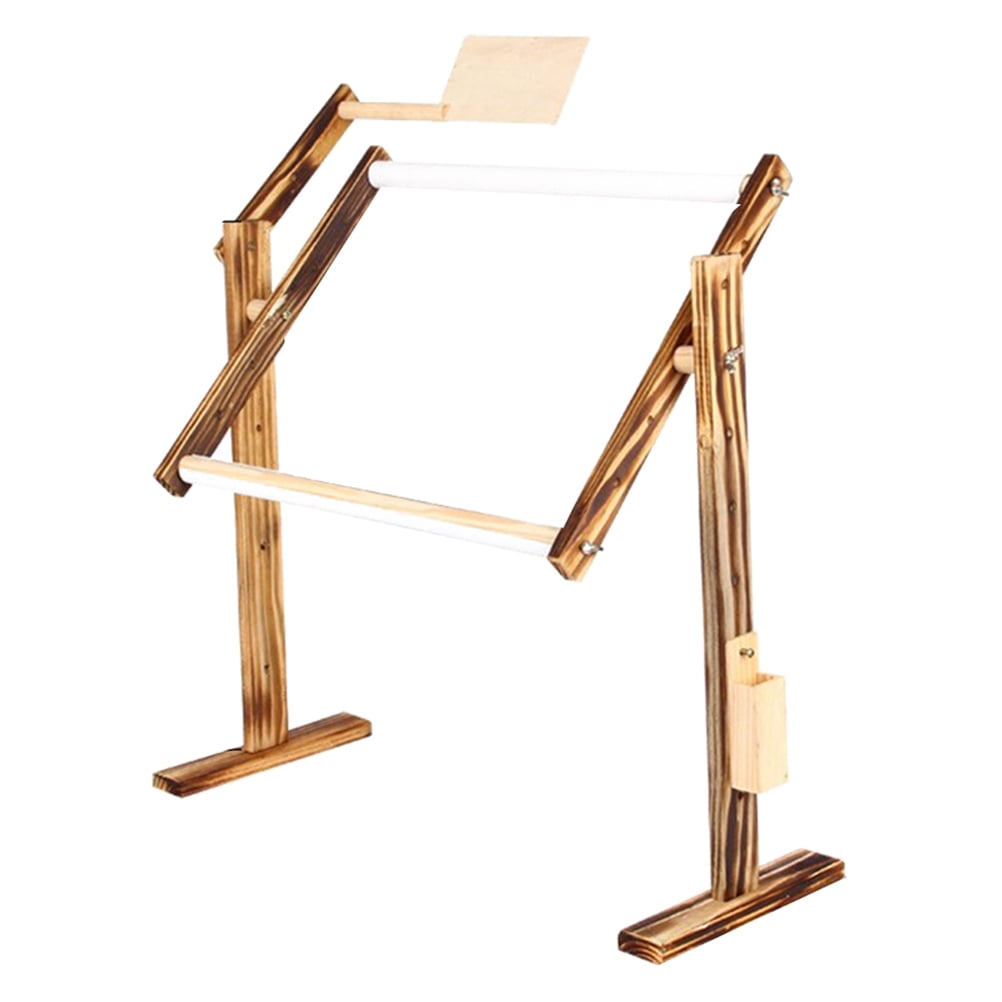 Vintage Wooden CrossStitch Frame Adjustable Embroidery Rack Cross