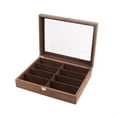 thumbnail image 1 of Vintage Wooden Glasses Storage Box Wood Jewelry Sunglasses Eyewear Eyeglasses Display Case Holder Organizer Gift Box, 1 of 6