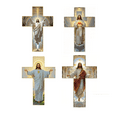 thumbnail image 1 of Vintage Wooden Jesus Christ Wall Cross, Catholic Crucifix Wall Cross, Spiritual Christian Art Gift, 12in Handcrafted Religious Home Decor for Living Room, Bedroom, Or Prayer Space(#All), 1 of 7