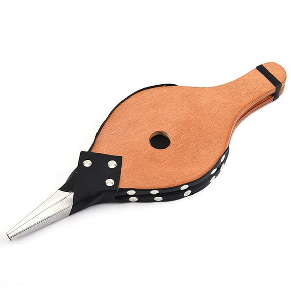 Vintage Wooden Manual Handmade Air Blower Fan Blower for Barbecue Bellows Outdoor Cooking Picnic Camping Air Blower