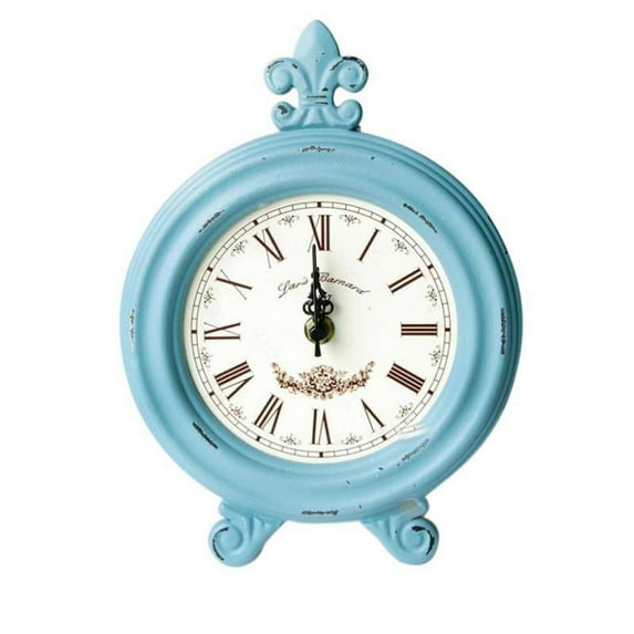 Vintage Wooden Wood Table Clock Desktop Desk Clock Home Decorative Ornaments