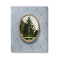 thumbnail image 1 of Vintage Woodland Tree View Border Landscape Graphic Art Gallery Wrapped Canvas Print Wall Art, 1 of 7