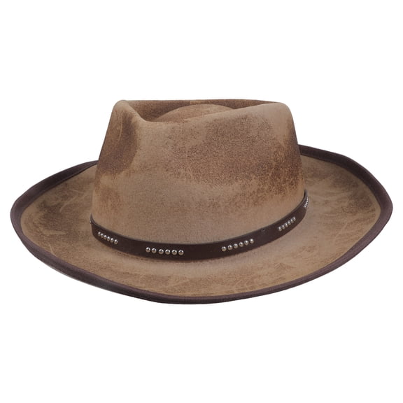 Vintage Wool Fedoras Hat Cosplay Hat for Female Vintage Party and Daily Wear