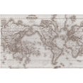 thumbnail image 1 of Vintage World Map 2 Poster Print by Candace Allen, 1 of 1