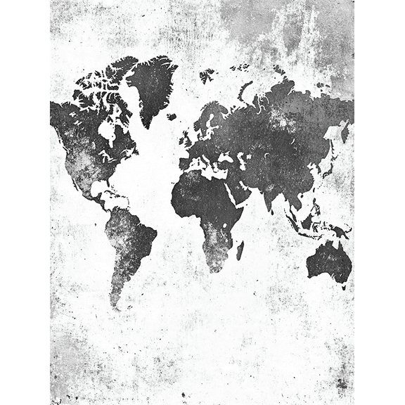 Vintage World Map Canvas Print/Wall ArtSuitable for Living Room Bedroom Office Study and Travel Agency Decoration.
