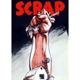 thumbnail image 1 of Vintage World War II poster of an arm emerging from a farm holding scrap metal Poster Print, 1 of 2
