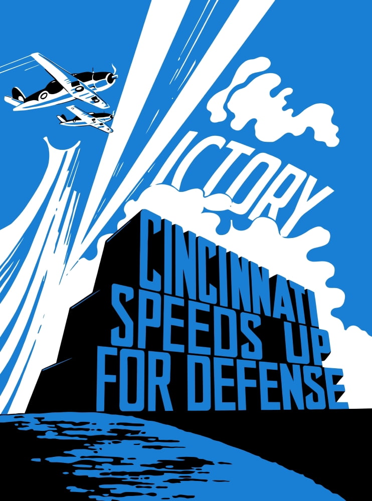 Vintage World War II propaganda poster Canvas Art - John ParrotStocktrek Images (24 x 33)