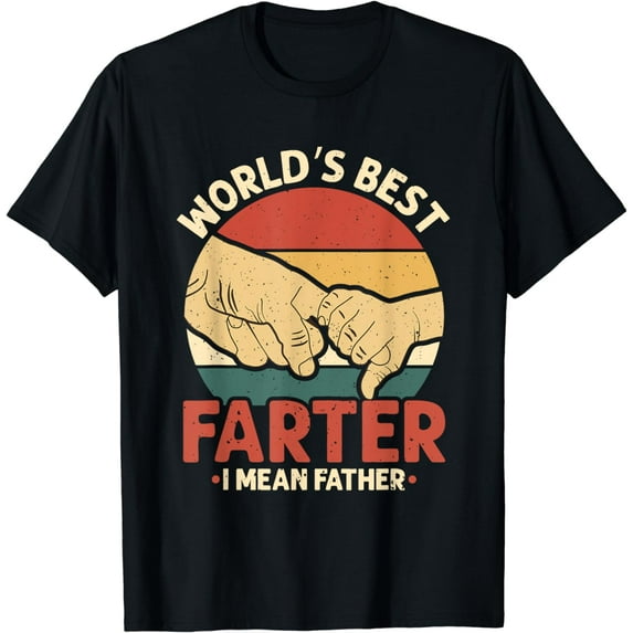 Vintage World's Best Farter I Mean Father T-Shirt