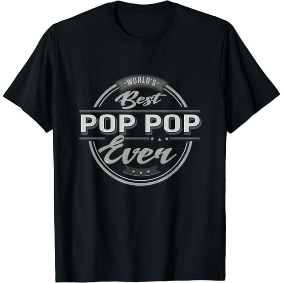 Vintage World's Best Pop Pop Grandpa Gifts T-shirt For Men